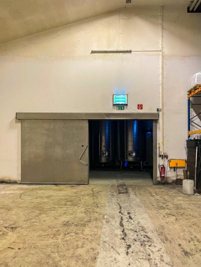 Von der Lagerhalle zur Traubenannahme