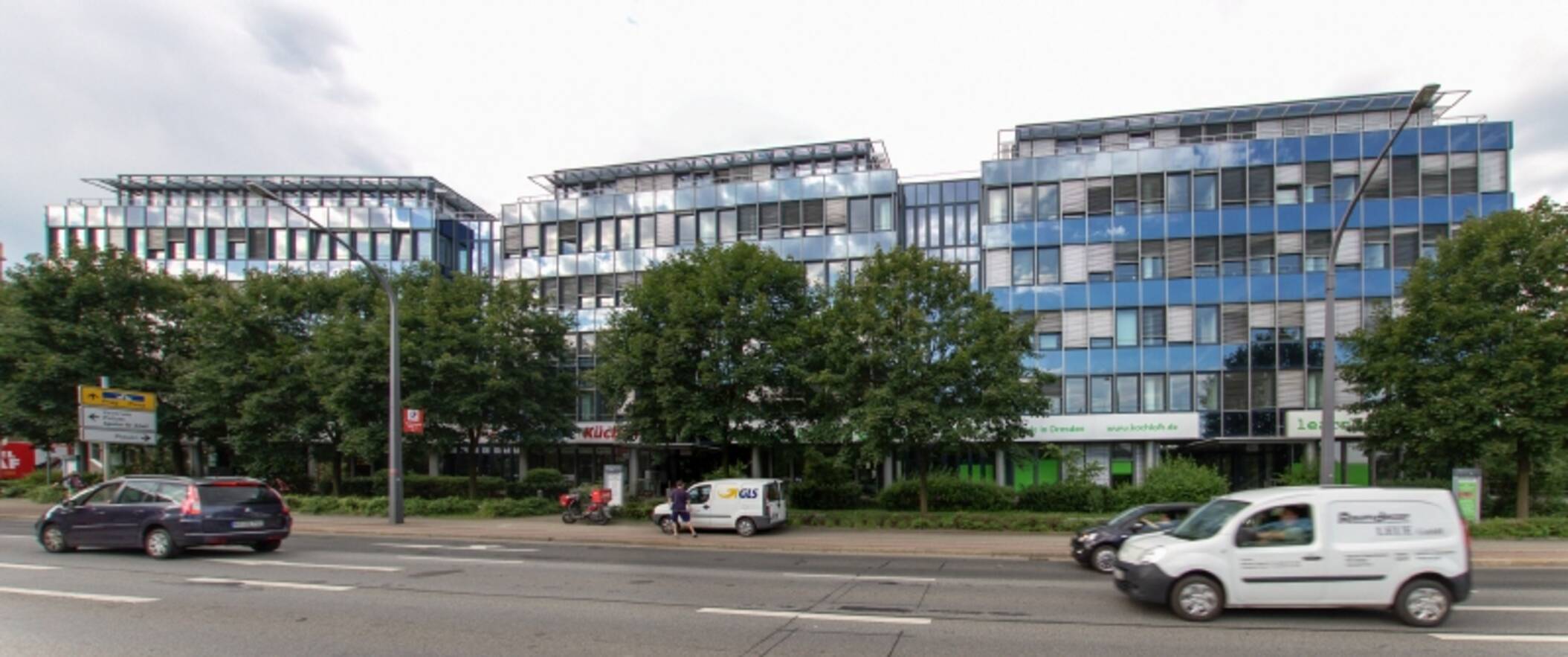Blick von der Stra&szlig;e