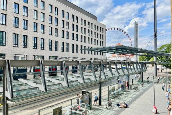Top saniert am Postplatz - Balkon zum Innenhof