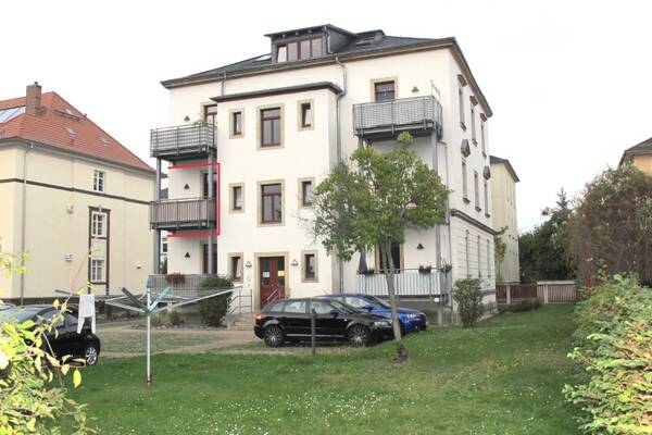 S&uuml;d-Balkon mit Blick ins Gr&uuml;ne!