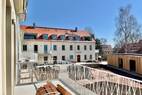 Blick vom Balkon