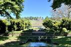 Garten mit Blick auf die Elbschlösser