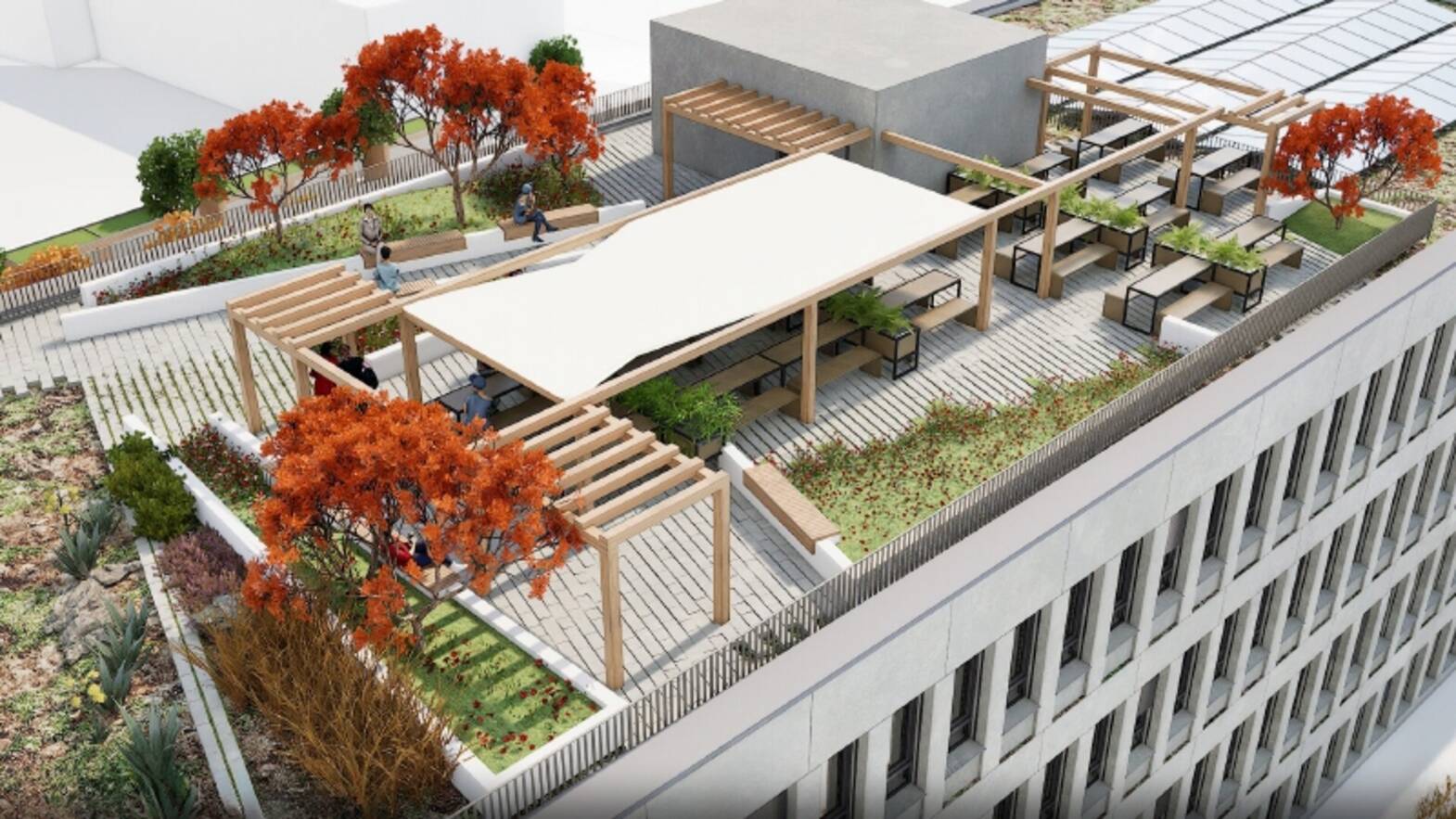 Visualisierung Dachterrasse