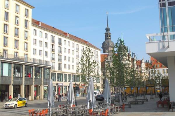 Single-Wohnung mit Blick auf die Frauenkirche