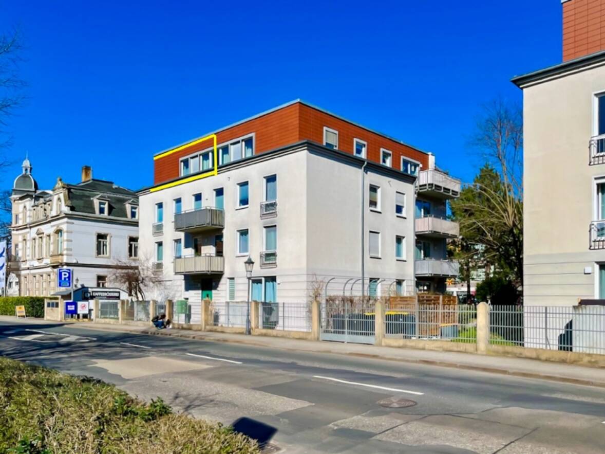 Ansicht von Berggartenstraße