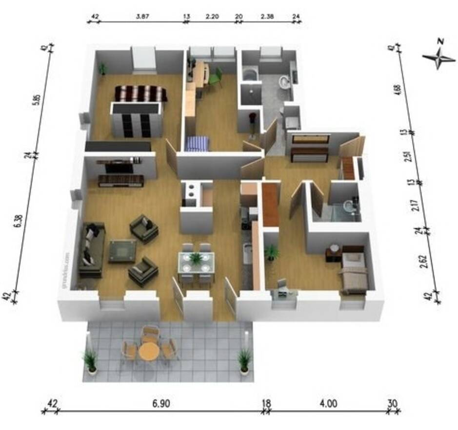 3D Grundriss