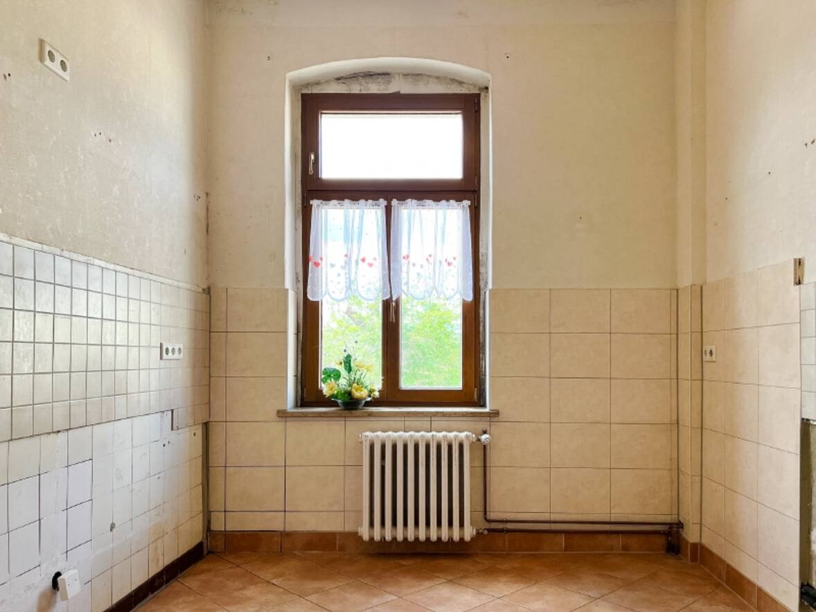 Eine von zwei Küchen im Haus