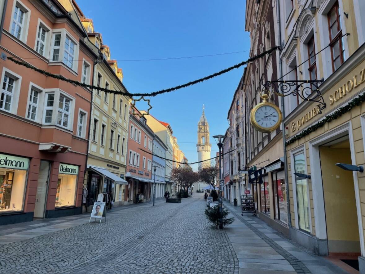 Blick in die Reichenstra&szlig;e