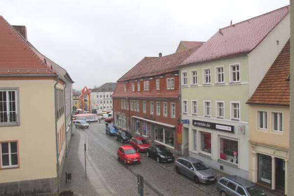 Im Herzen der Stadt ... mit Blick auf den Marktplatz!