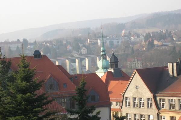 Panoramablick &uuml;ber die Stadt
