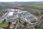 Luftbild Gewerbekomplex
