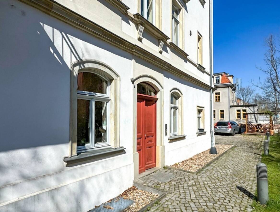 Hauseingang auf S&uuml;dost